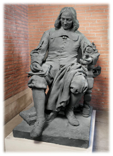 Statue de P. de Fermat par A. Falguière, musée des Augustins, Toulouse